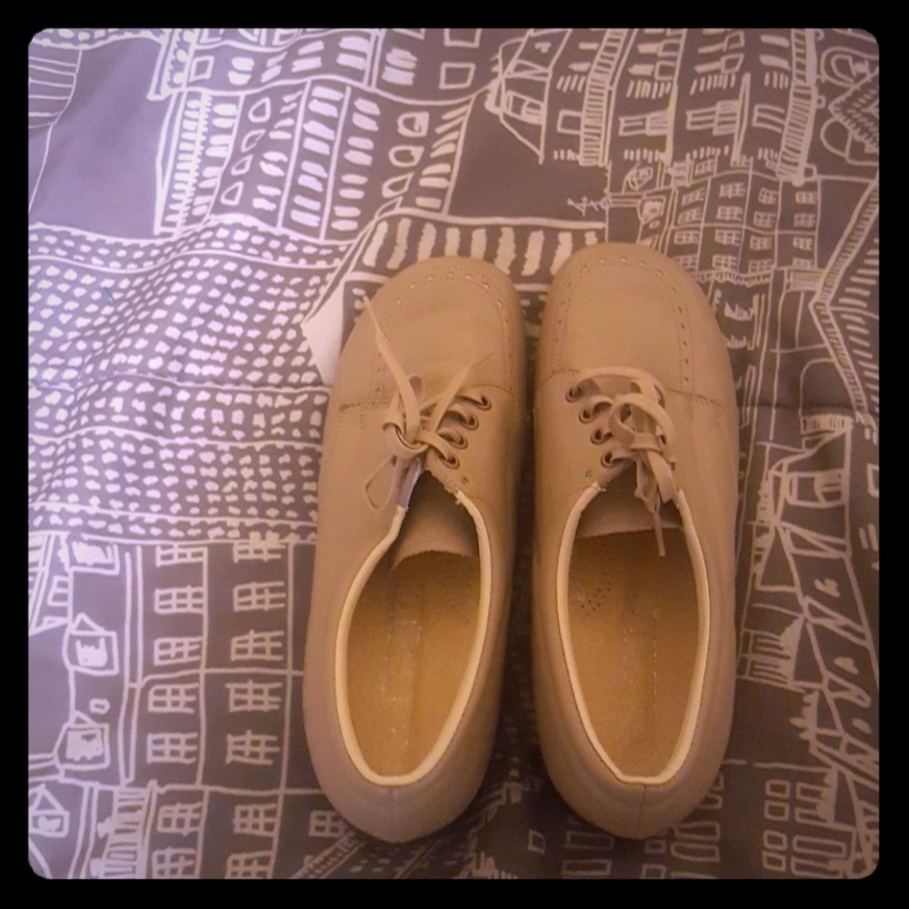 Brown clinic shoes